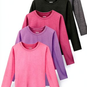 Girls Athletic Long Sleeve Shirt ActiveKids UV-0